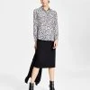 Bar III Women's Animal-Print Button-Up Shirt, Created For Macy's