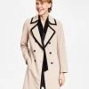 Bar III Women's Bi-Stretch Framed Trench Coat, Created For Macy's