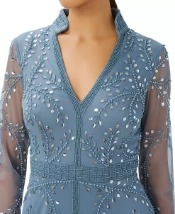 Adrianna Papell Women's Beaded 3/4-Sleeve Gown -Anne Klein Sales Store 23033926 fpx