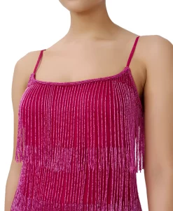 Adrianna Papell Women's Beaded Fringe Shift Dress 16 Adrianna Papell Women's Beaded Fringe Shift Dress -Anne Klein Sales Store 23034328 fpx