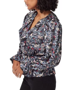 Sam Edelman Women's Ruffled V-Neck Top -Anne Klein Sales Store 23034455 fpx