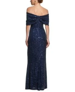Vince Camuto Women's Off-The-Shoulder-Neckline Sequin Gown 7 Vince Camuto Women's Off-The-Shoulder-Neckline Sequin Gown -Anne Klein Sales Store 23047981 fpx