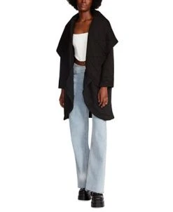 Steve Madden Women's Quilted Jones Open-Front Jacket -Anne Klein Sales Store 23137067 fpx