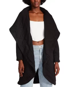 Steve Madden Women's Quilted Jones Open-Front Jacket -Anne Klein Sales Store 23137068 fpx