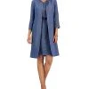 Kasper Women's Tweed Topper & Tweed Belted Dress