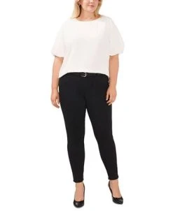 Vince Camuto Plus Size Puff-Sleeve Crewneck Top 7 Vince Camuto Plus Size Puff-Sleeve Crewneck Top -Anne Klein Sales Store 23149440 fpx