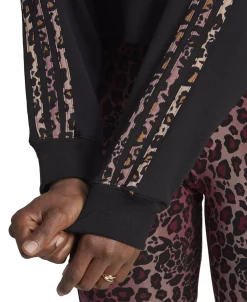 ADIDAS Women's Animal-Trim Logo-Print Cotton Hoodie -Anne Klein Sales Store 23149790 fpx