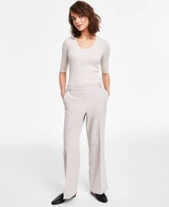 Alfani Women's Pull-On Wide-Leg Pants, Created For Macy's