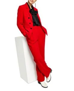 Bar III Women's Textured Crepe Wide-Leg Pants, Created For Macy's -Anne Klein Sales Store 23186953 fpx