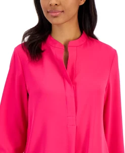 Anne Klein Nehru Tunic -Anne Klein Sales Store 23206695 fpx