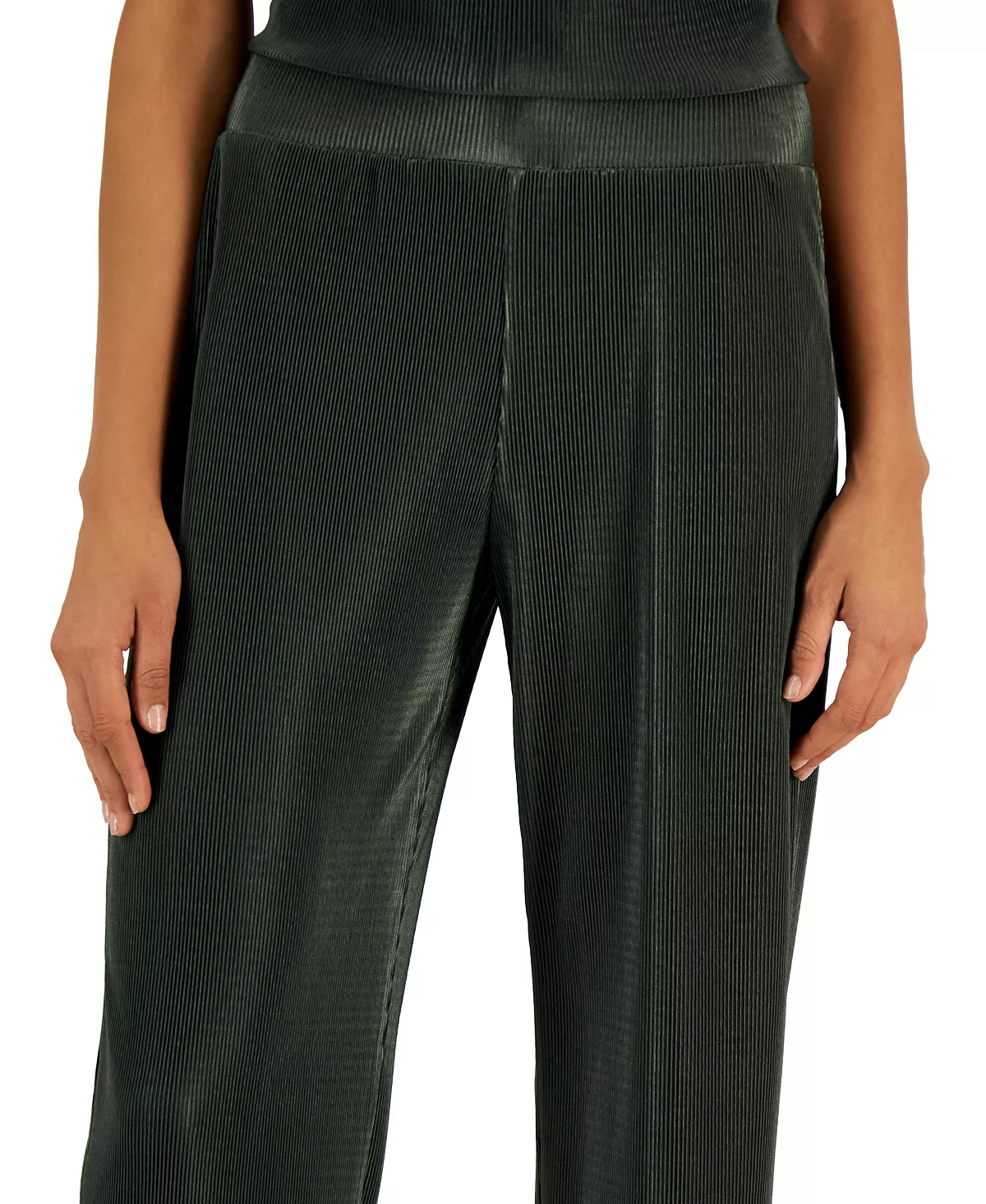 Alfani Women's Pleated Pull-On Pants, Created For Macy's 4 Alfani Women's Pleated Pull-On Pants, Created For Macy's - Image 4