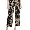 Alfani Women's Printed Pleated Bodre Pull-On Pants, Created For Macy's