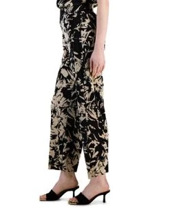 Alfani Women's Printed Pleated Bodre Pull-On Pants, Created For Macy's -Anne Klein Sales Store 23214364 fpx