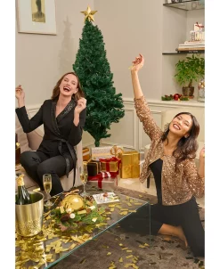 Adrianna Papell Women's Sequined Collarless Jacket -Anne Klein Sales Store 23220269 fpx