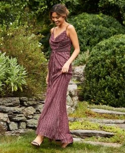 Adrianna Papell Women's Cowl-Neck Tie-Front Dress 10 Adrianna Papell Women's Cowl-Neck Tie-Front Dress -Anne Klein Sales Store 23220460 fpx