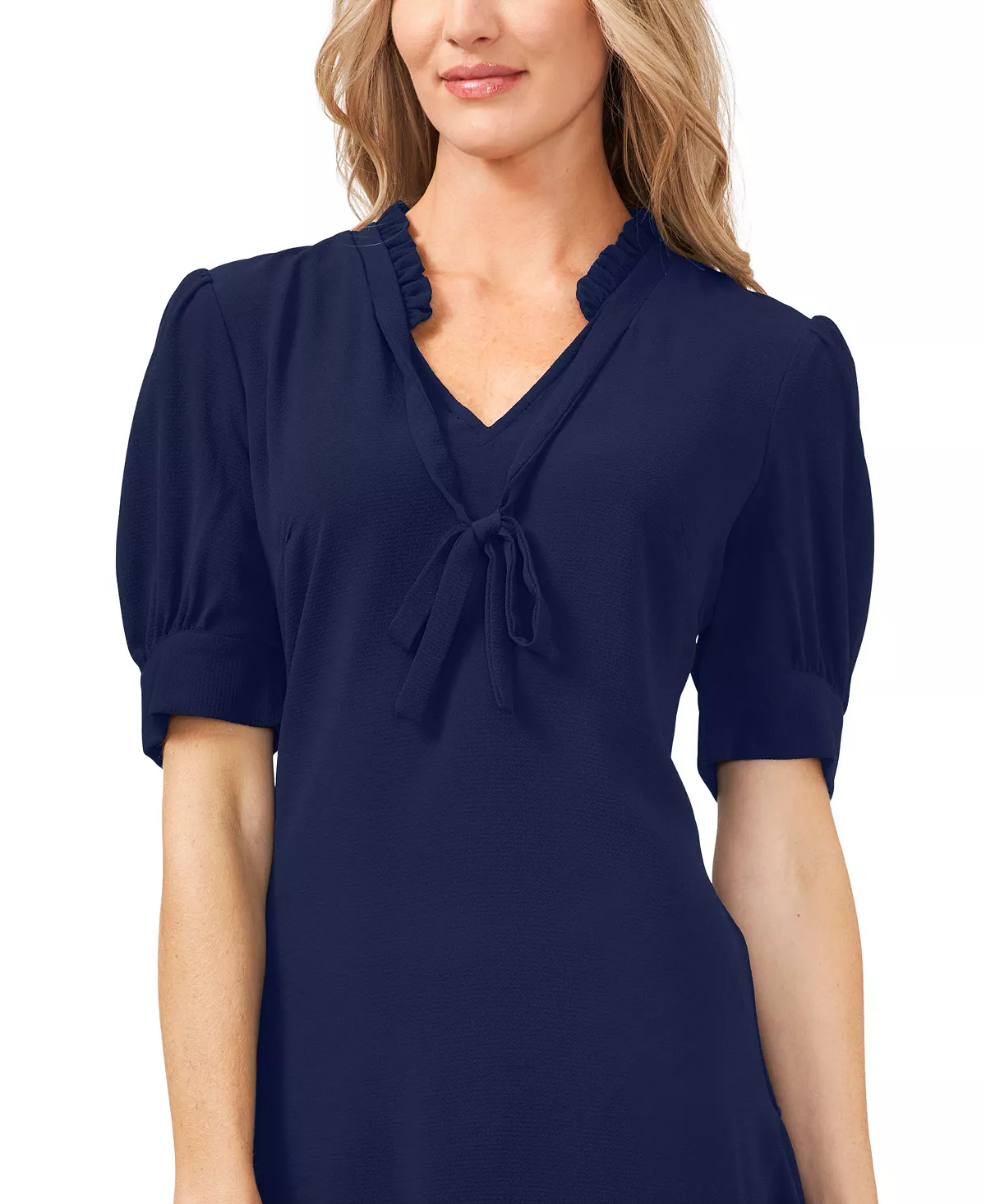 CeCe Ruffled Tie-Neck Dress 6 CeCe Ruffled Tie-Neck Dress - Image 6