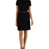 Alfani Women's Short-Sleeve Belted Dress, Created For Macy's