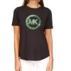 Michael Kors Women's Printed Charm-Logo T-Shirt