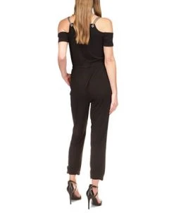 Michael Kors Women's Chain Cold-Shoulder Jumpsuit -Anne Klein Sales Store 23261882 fpx