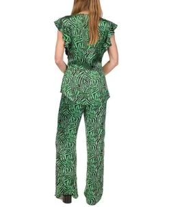 Michael Kors Women's Zebra-Print High-Slit Pants -Anne Klein Sales Store 23261905 fpx