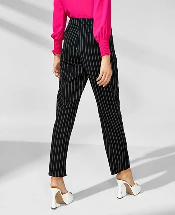 Anne Klein Women's Pinstripe Straight-Leg Pants 2 Anne Klein Women's Pinstripe Straight-Leg Pants - Image 2