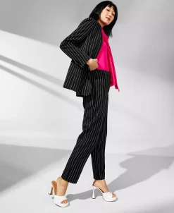 Anne Klein Women's Pinstripe Straight-Leg Pants 8 Anne Klein Women's Pinstripe Straight-Leg Pants -Anne Klein Sales Store 23275161 fpx