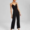 And Now This Women's Sleeveless Pull-On Wide-Leg Jumpsuit