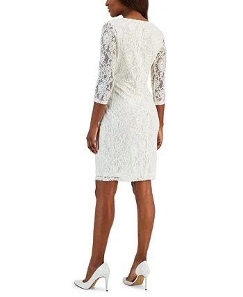 Kasper Women's Laurissa Lace 3/4-Sleeve Sheath Dress 2 Kasper Women's Laurissa Lace 3/4-Sleeve Sheath Dress - Image 2