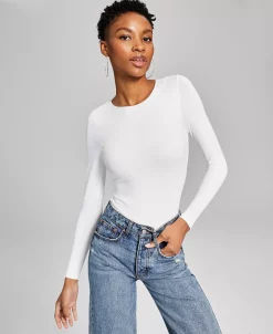 And Now This Women's Double-Layered Crewneck Bodysuit 11 And Now This Women's Double-Layered Crewneck Bodysuit -Anne Klein Sales Store 23314067 fpx