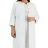 Kasper Plus Size Scallop-Trimmed Topper Jacket