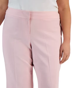 Kasper Plus Size Stretch Crepe Mid-Rise Ankle Pants -Anne Klein Sales Store 23315123 fpx