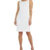 Kasper Women's Jacquard Empire-Waist Sleeveless Dress