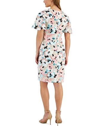 Kasper Women's Floral-Print Scuba Crepe Sheath Dress 2 Kasper Women's Floral-Print Scuba Crepe Sheath Dress - Image 2