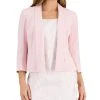 Kasper Women's 3/4-Sleeve Shawl-Collar Open Jacket