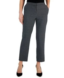 Kasper Women's Printed Ankle Pants