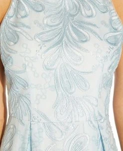 Adrianna Papell Embellished Pleated Midi Dress -Anne Klein Sales Store 23334298 fpx