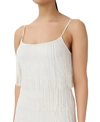 Adrianna Papell Tite Beaded Fringe Shift Dress 3 Adrianna Papell Tite Beaded Fringe Shift Dress - Image 3