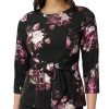 Adrianna Papell Women's Floral-Print 3/4-Sleeve Top