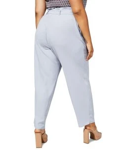Bar III Plus Size Belted Textured Crepe Pants 10 Bar III Plus Size Belted Textured Crepe Pants -Anne Klein Sales Store 23338835 fpx