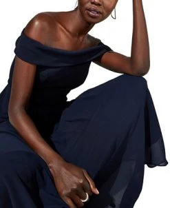 Adrianna Papell Off-The-Shoulder Chiffon Gown -Anne Klein Sales Store 23349876 fpx