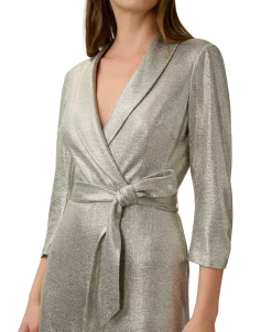 Adrianna Papell Women's Metallic Wide-Leg Jumpsuit 17 Adrianna Papell Women's Metallic Wide-Leg Jumpsuit -Anne Klein Sales Store 23350049 fpx