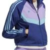 ADIDAS Women's Tiro Woven Zip-Up Drawstring Waist Track Jacket