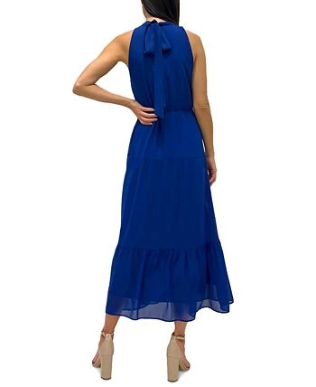 Sam Edelman Women's Mock Neck Tiered-Hem Maxi Dress 2 Sam Edelman Women's Mock Neck Tiered-Hem Maxi Dress - Image 2
