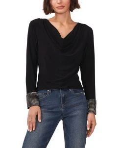 Vince Camuto Women's Long Sleeve Cowl Neck Top