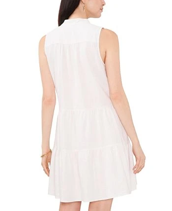 Vince Camuto Women's Tiered Sleeveless Split-Neck Dress 2 Vince Camuto Women's Tiered Sleeveless Split-Neck Dress - Image 2