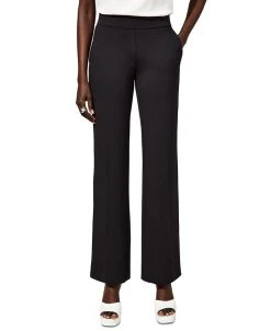 Anne Klein Women's Compression Wide-Leg Pull-On Pants