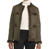 Anne Klein Women's Scuba Faux Suede Quilted Faux-Fur-Trim Jacket