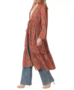 Jessica Simpson Women's Marilyn Lace-Trimmed Duster -Anne Klein Sales Store 23444288 fpx