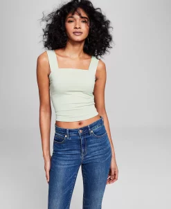 And Now This Women's Square-Neck Double-Layer Tank Top 13 And Now This Women's Square-Neck Double-Layer Tank Top -Anne Klein Sales Store 23454453 fpx