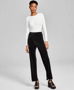 And Now This Women's Bodre Straight-Leg Pull-On Pants